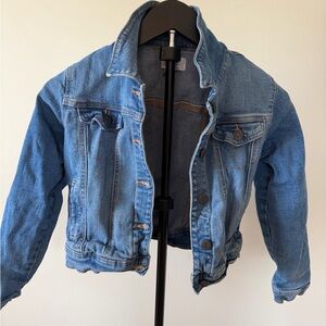 Old Navy Kids’ Classic Blue Denim Jacket, Size M